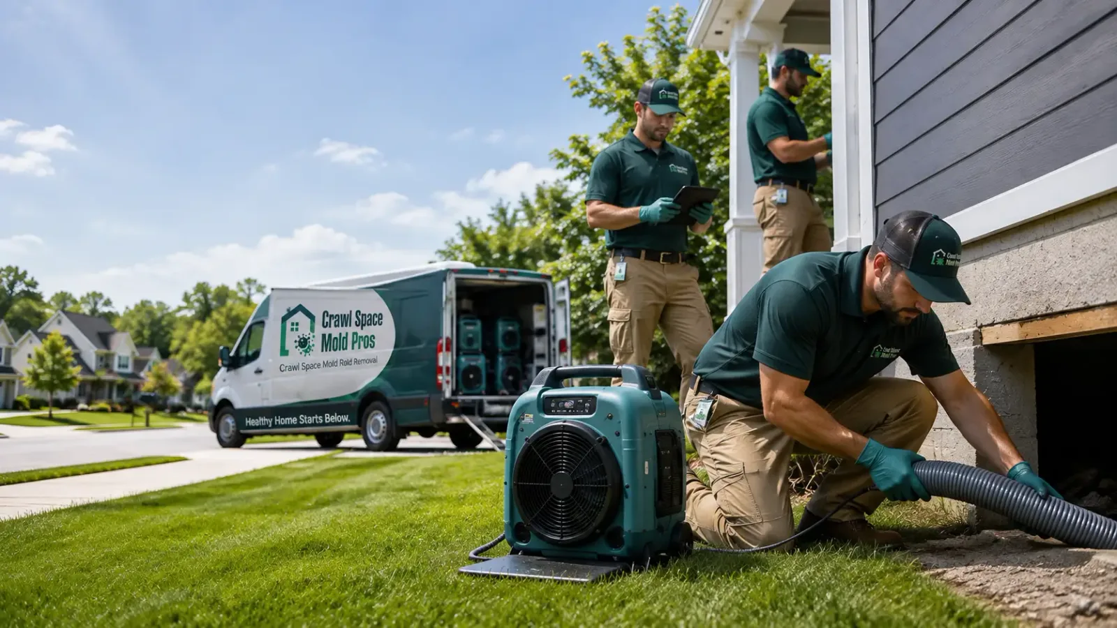 Crawl Space Mold Removal in Milford, CT